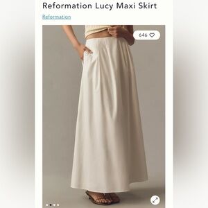 Reformation Lucy Skirt